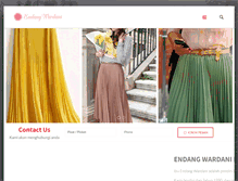 Tablet Screenshot of endangwardani.com